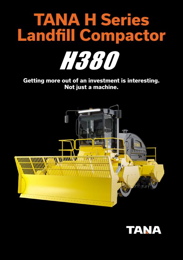 TANA - Model H380 - Landfill Compactor - Brochure