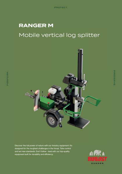 Robust - Model Ranger - M 130 - Log Splitter - Brochure
