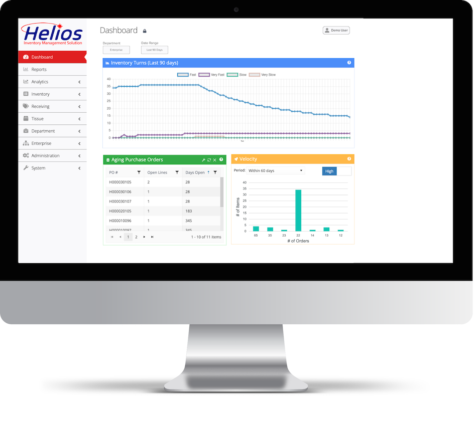 ARC Helios Harmony System for Real-Time Healthcare Inventory Management
