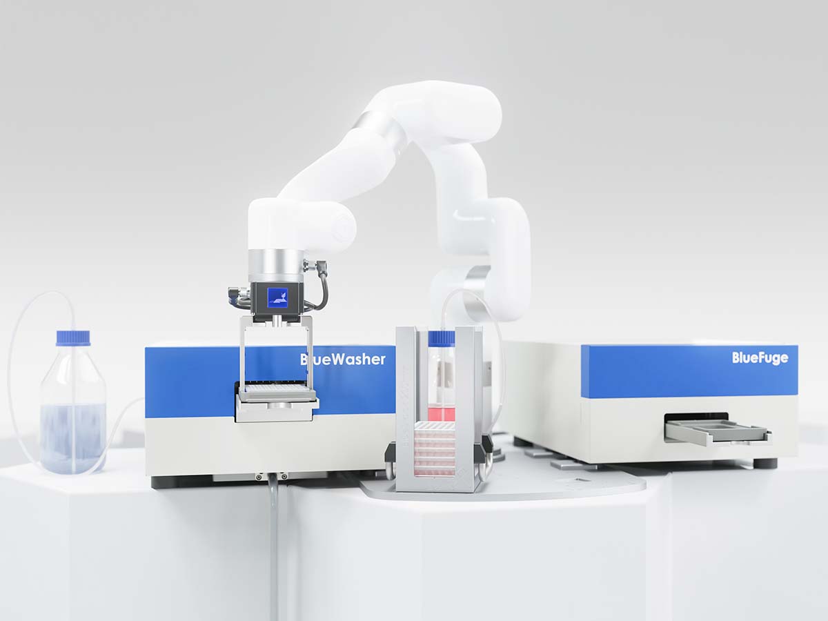 BlueBench Compact, User-friendly and Modular Benchtop Automation System