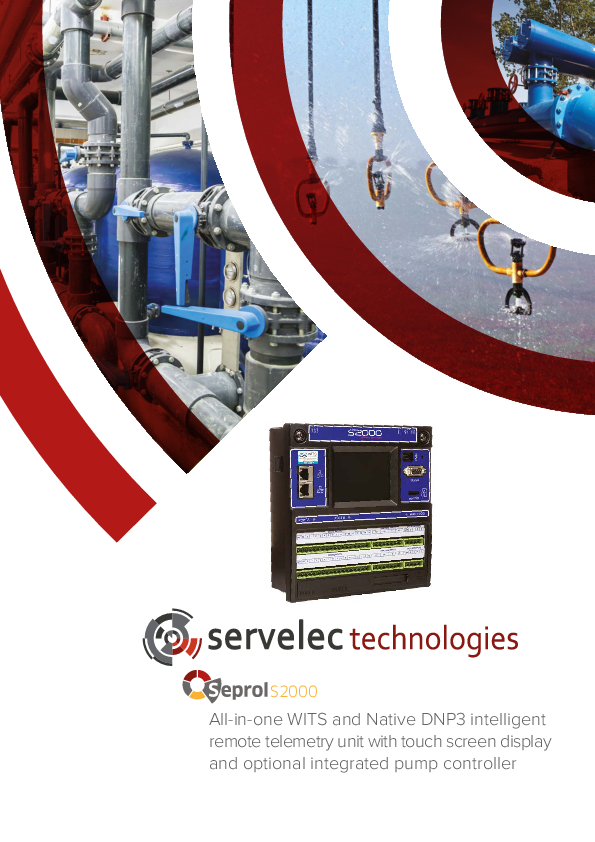 Seprol S2000 Remote Telemetry Units (RTU) - Specifications