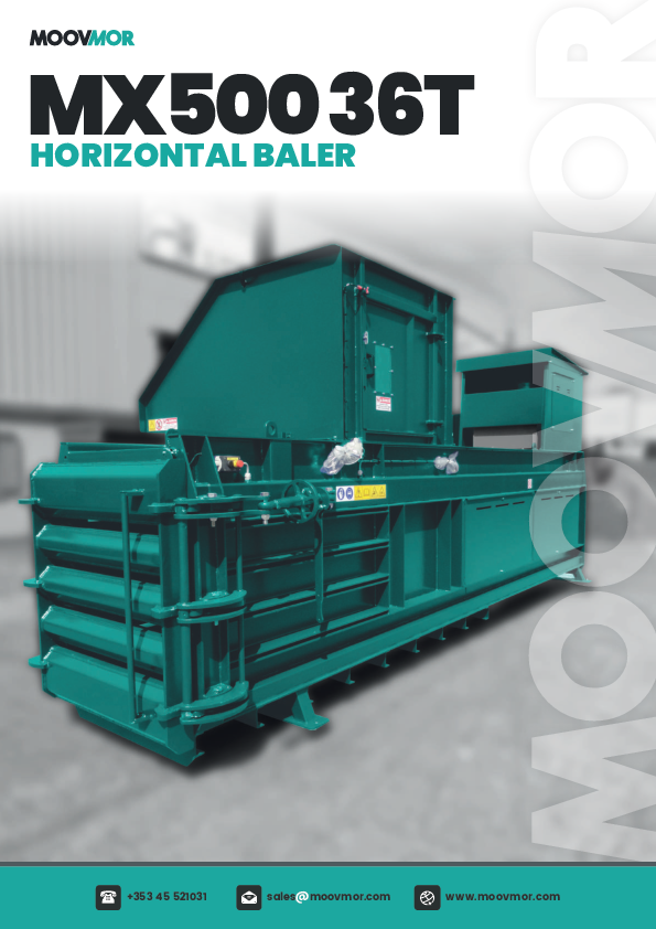 Moovmor - Model MX500-36T - Semi Automatic Horizontal Baler - Brochure