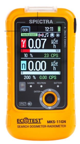 Ecotest MKS-11GN SPECTRA Search Dosimeter Radiometer