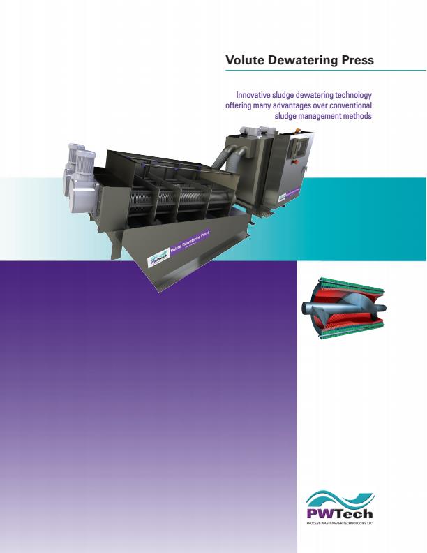 PWTech - Volute Dewatering Press - Brochure