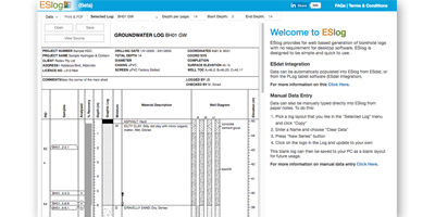 Exlog Software ESdat ESlog Borehole Logging Software
