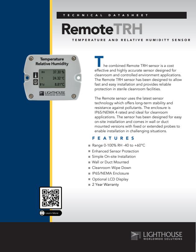 LWS - Model TRH 03-25 & TRH 02-15 - Temperature and Relative Humidity ...