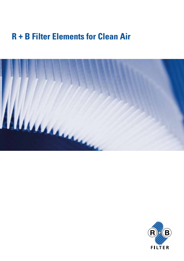 R + B Filter Elements for Clean Air - Brochure