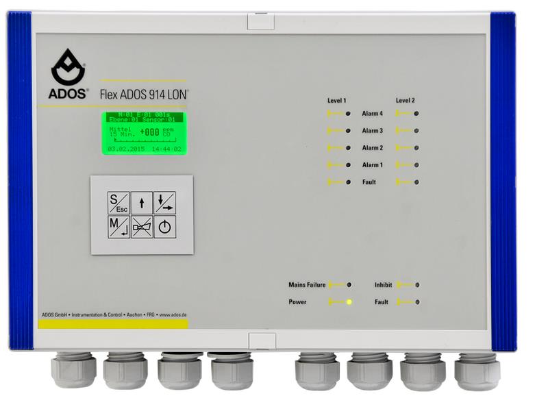 Ados FlexADOS 914 LON Measuring, Control and Warning Unit for Sensors