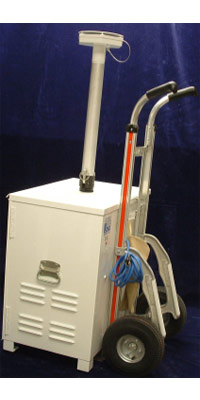 F&J DF-804DT-30HT Enzyme Dust Sampler Hand Truck Model (100 - 120 VAC)