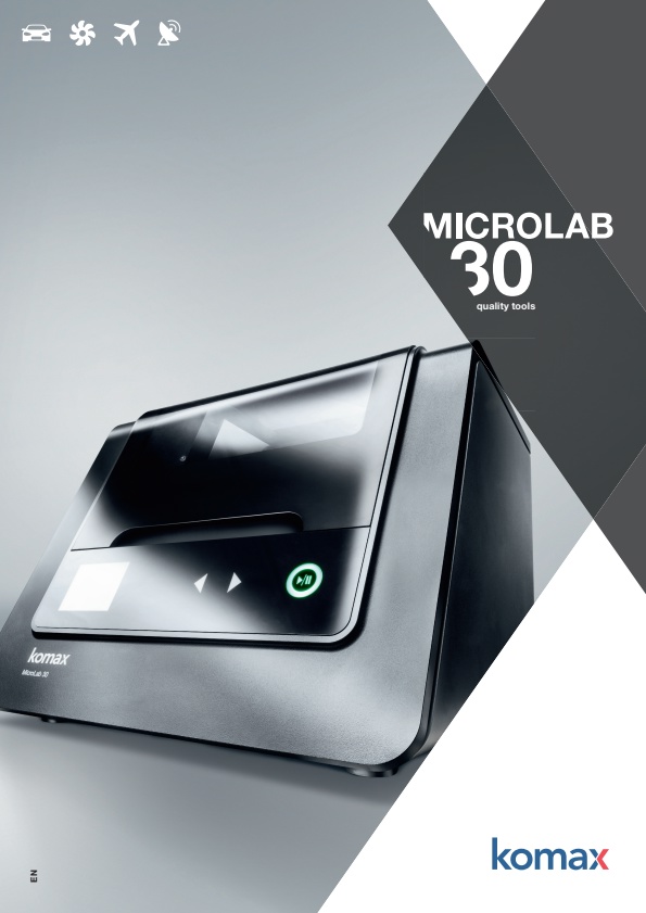 Komax MicroLab - Model 30 - Mobile & Simple Quality Control - Brochure