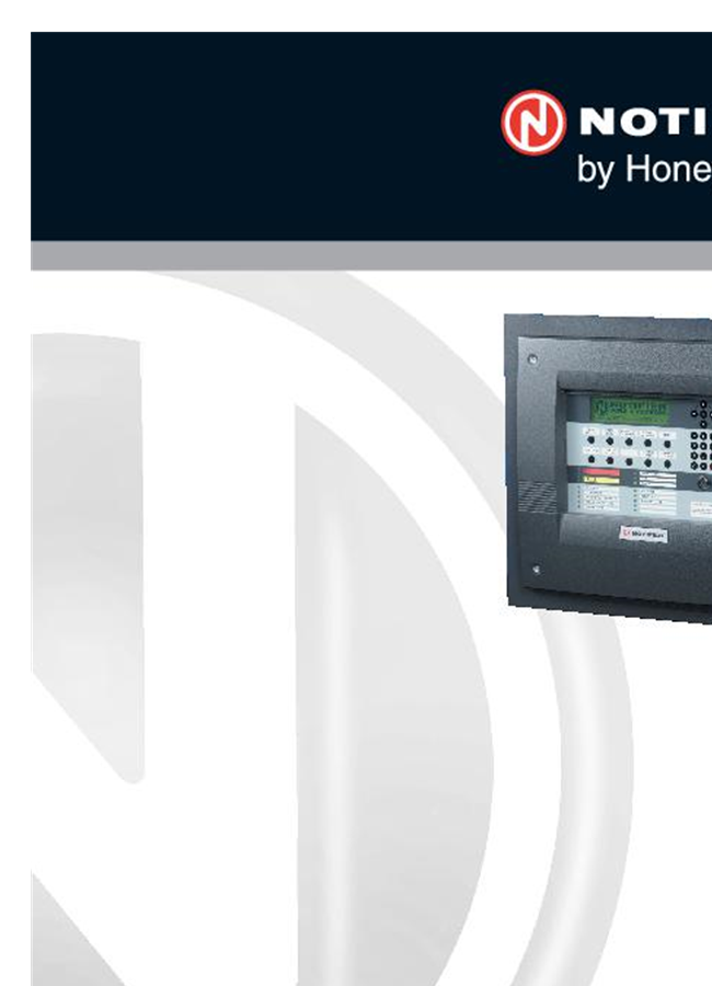 Notifier 3000 Notifier - Model ID3000 - Intelligent Fire Alarm Panel - Brochure