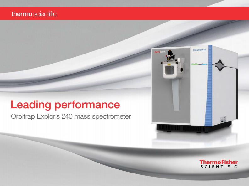 Orbitrap Exploris - Model 240 - Mass Spectrometer - Datasheet