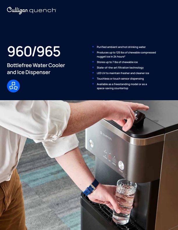 Culligan Quench - Model 960/965 - Water Dispenser and Ice Machine ...