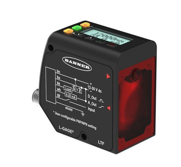 Banner LTF Series Laser Distance Sensor