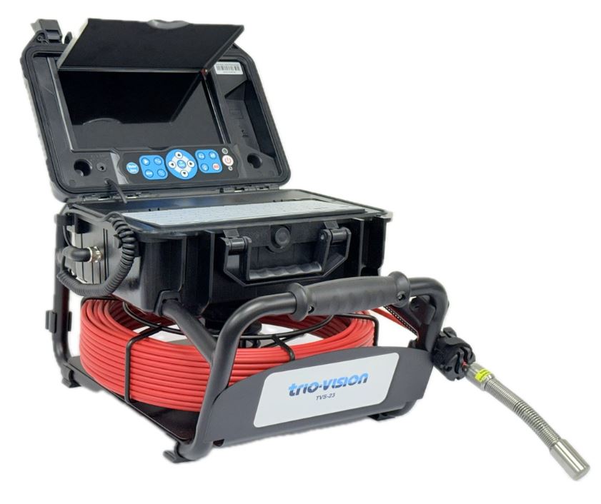 Trio-Vision TVS-23 HD Push Camera Inspection System