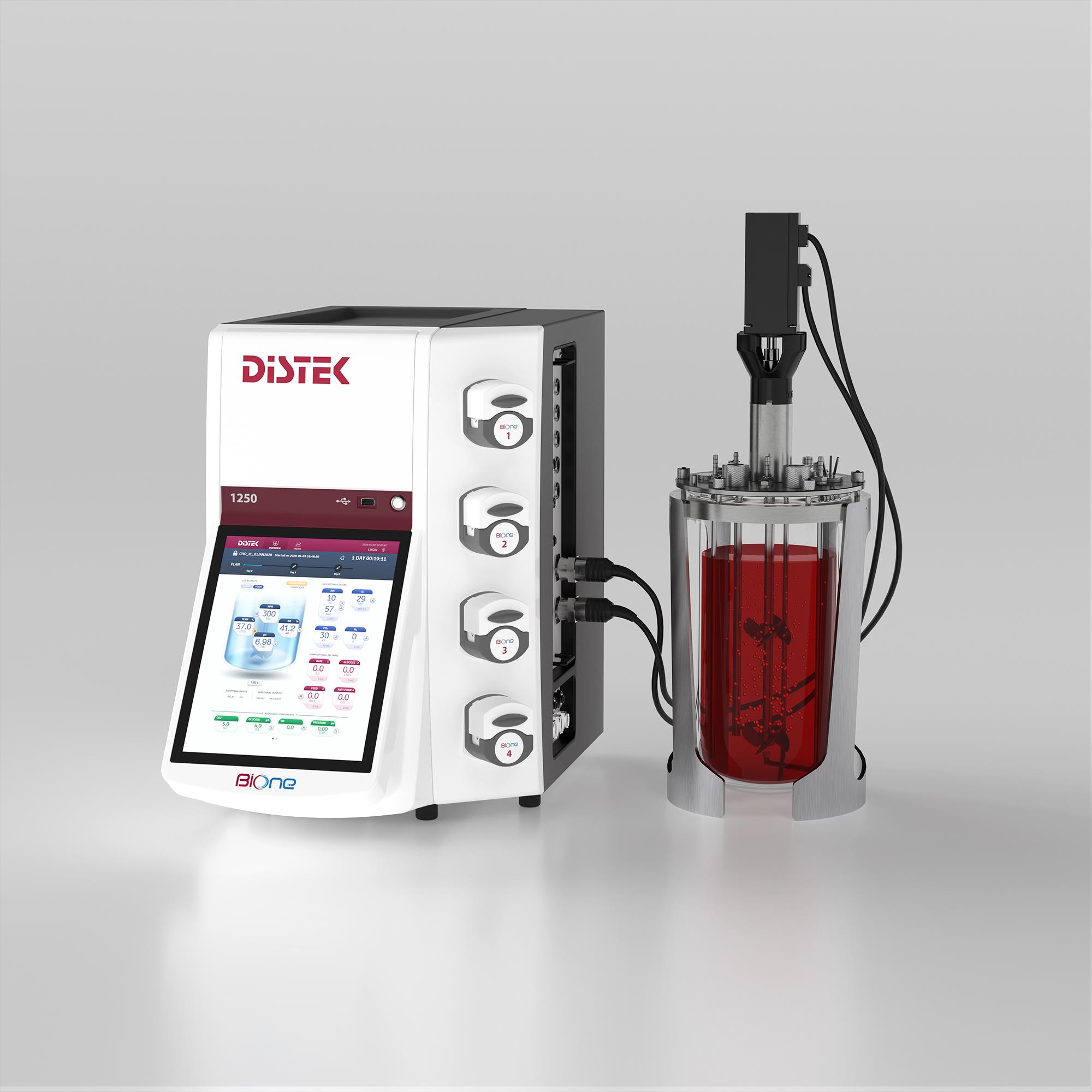 Distek BIOne 1250 Bioprocess Control for Cell Culture and Microbial ...