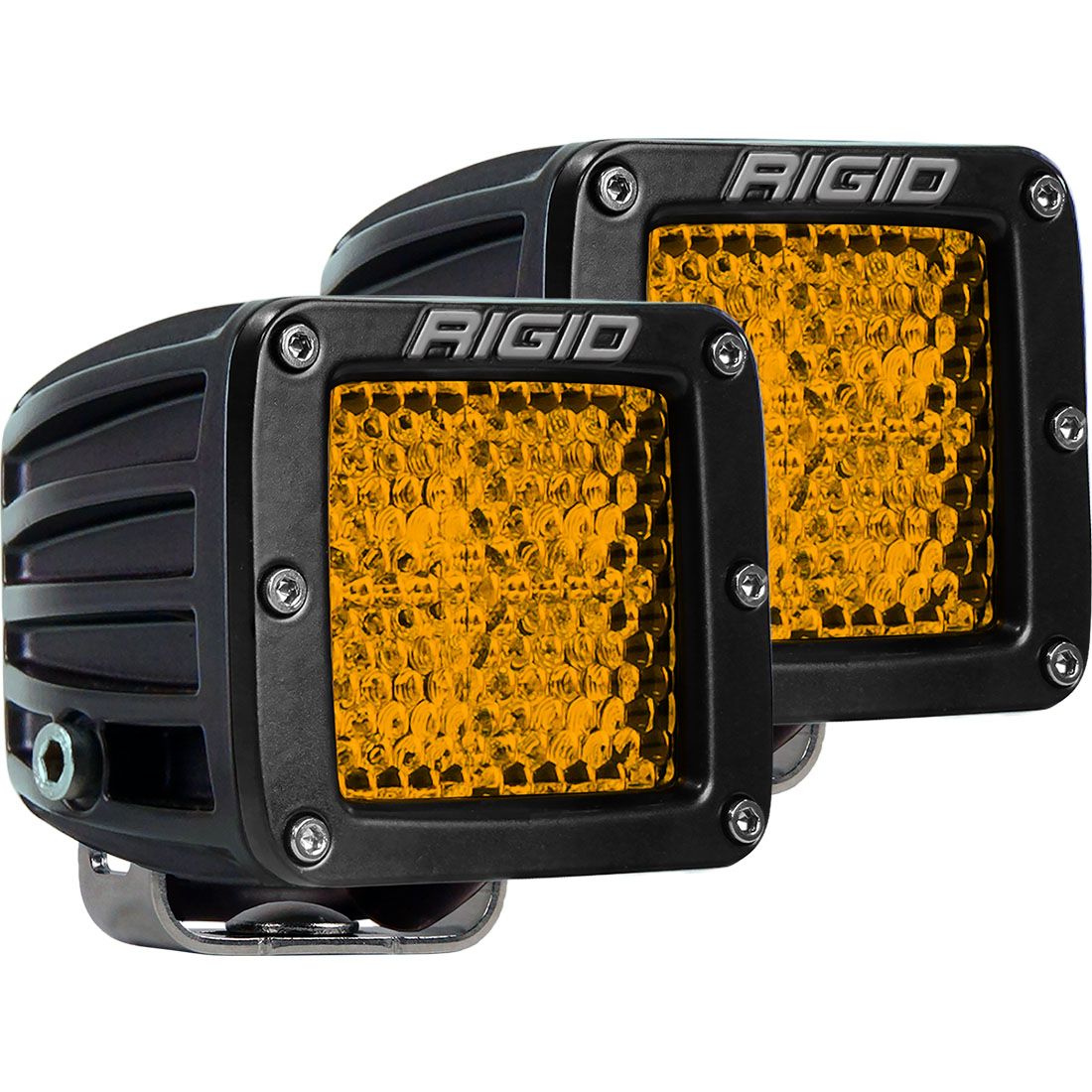 Temp Rigid Rpm Yellow Rigid 90151 D-Series Diffused Rear Facing High/Low Sm Yellow Set of 2