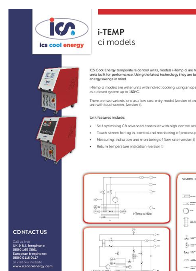 ICS - Model i-Temp Compact high.line - Temperature Control Unit - Brochure