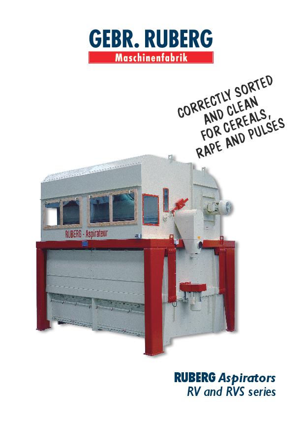 GEBR. Ruberg - Series RV and RVS - Aspirators Brochure