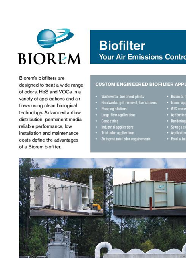 Biorem - Biofilters - Brochure