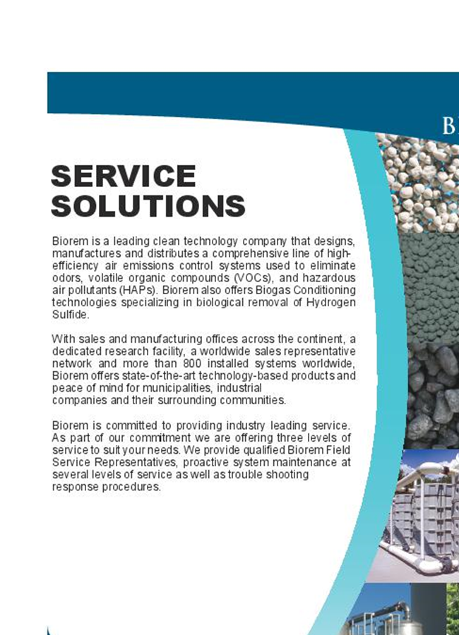Biorem Service Solutions - Brochure