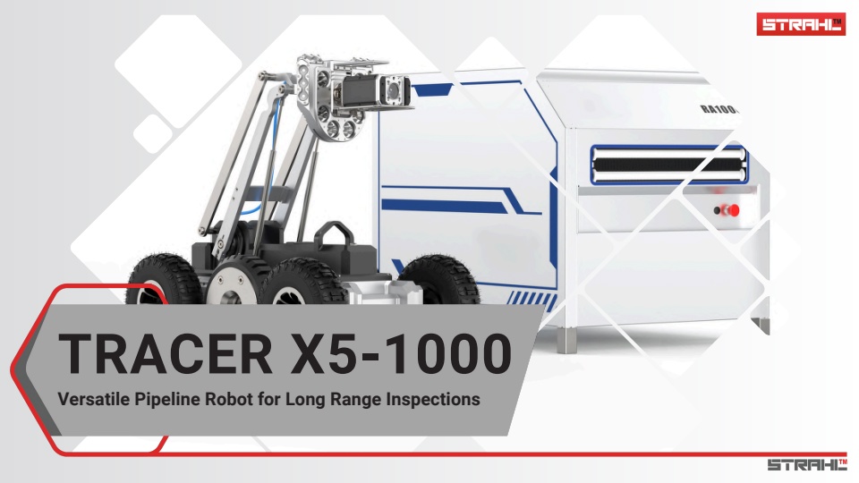 STRAHL Tracer - Model X5-1000 - Pipeline Inspection Robot - Brochure