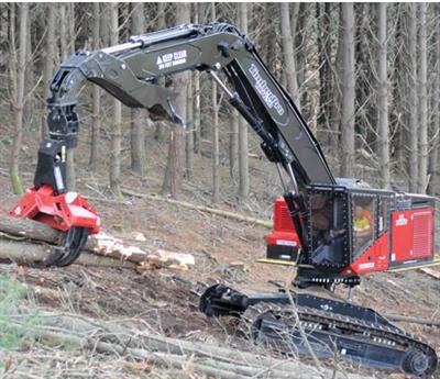 TimberPro TL765D and TL775D Series Track Feller Bunchers and Harvesters
