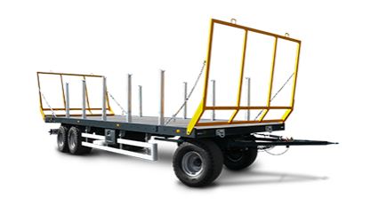 Wielton PRS-3S / S24 – 40 km/h Bale Platforms Trailer