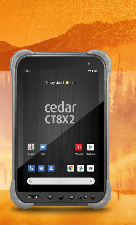 Cedar CT8X2 Rugged Tablet