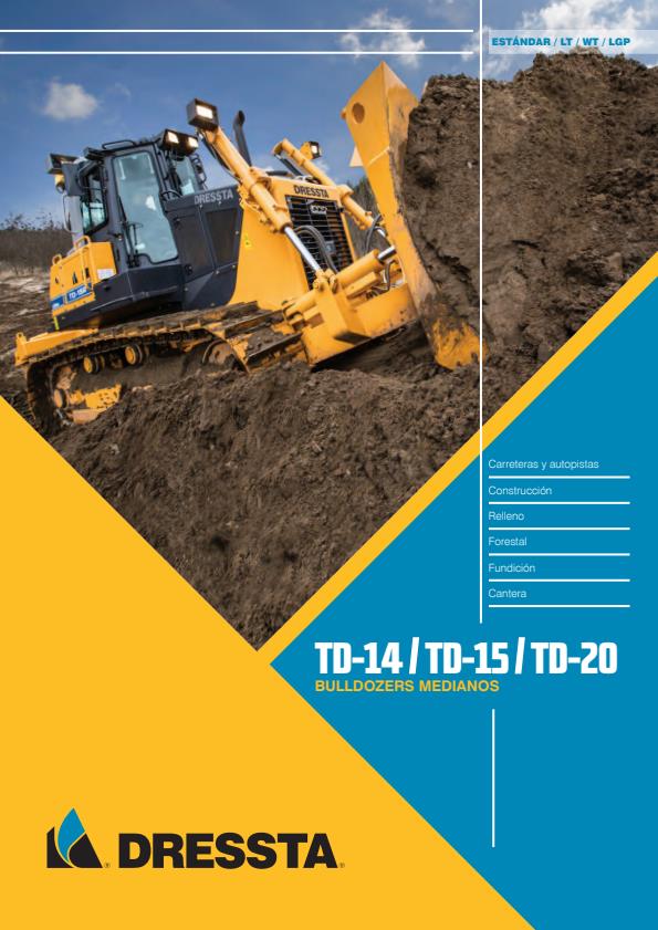 Dressta - Model TD-15 - Medium Crawler Dozer - Brochure