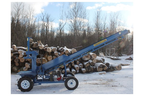 Powersplit Single Vertical Wood Splitter with Conveyor