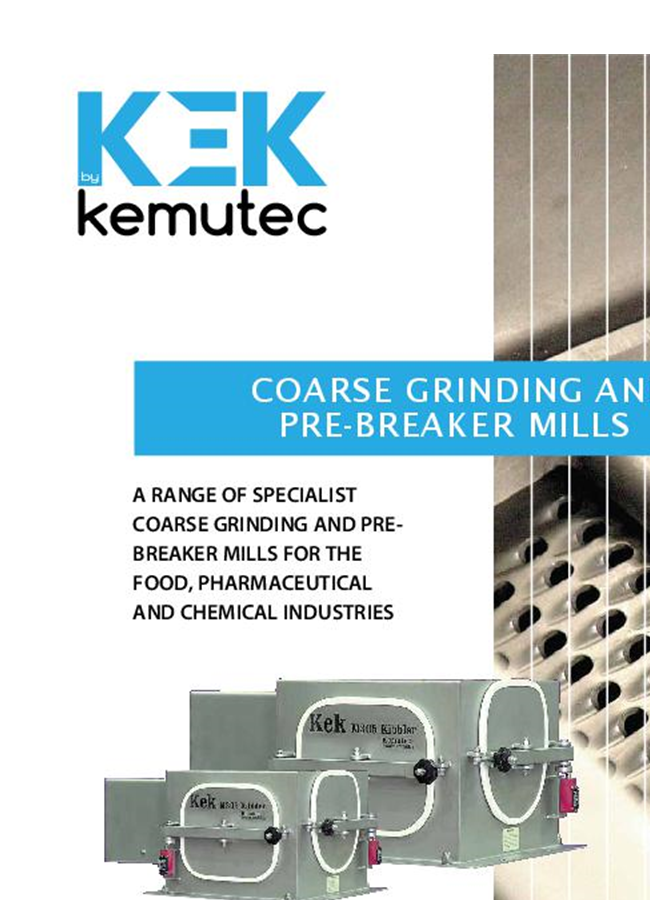 KEK Kibblers - Lump Breakers and Pre Breakers - Brochure
