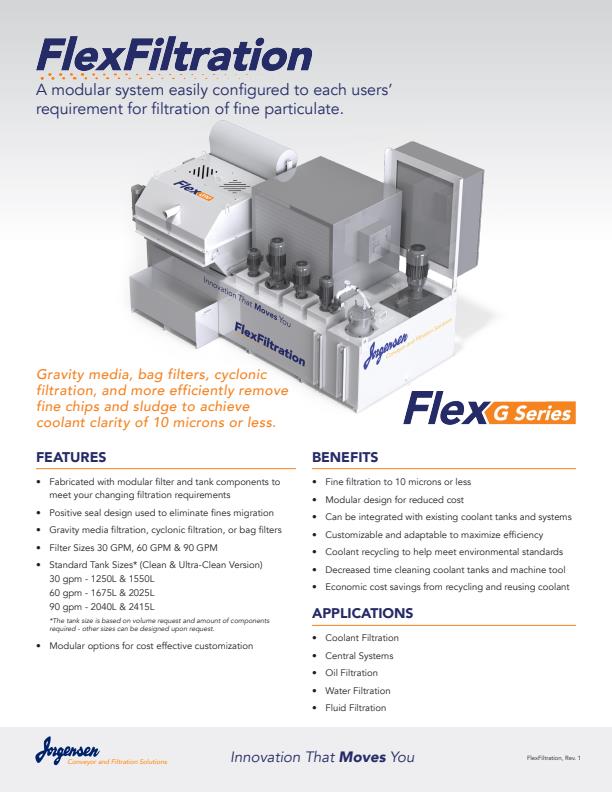 FlexFiltration - Modular Coolant Filtration Systems - Brochure