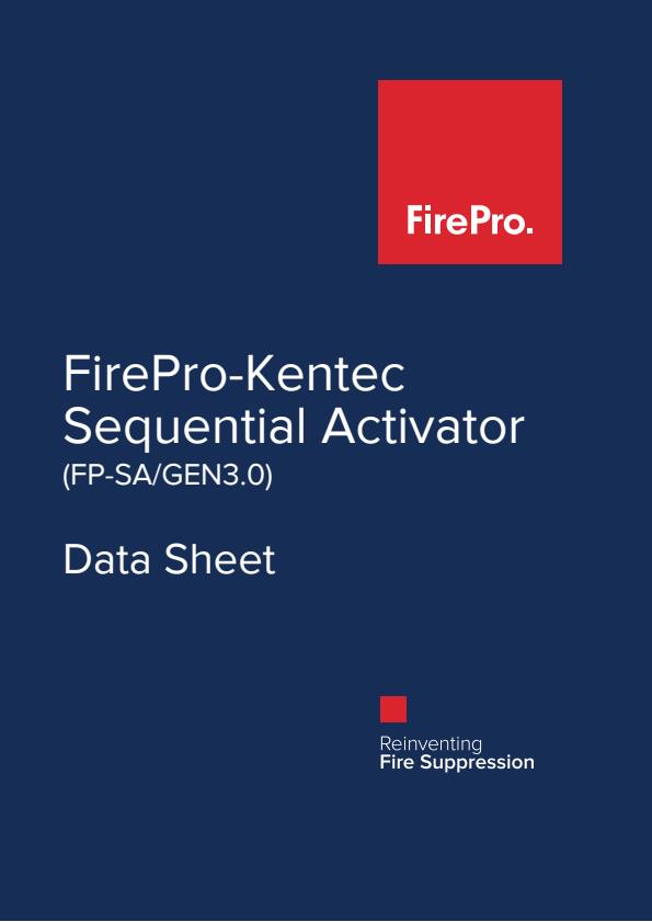FirePro-Kentec Sequential Activator (FP-SA/GEN3.0) - Datasheet