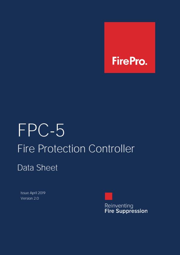 FirePro - Model FPC-5 - Fire Protection Controller for In-Cabinet ...