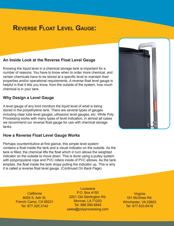 Poly Processing - Hydrochloric Acid (HCL) for Chemical Storage - Brochure