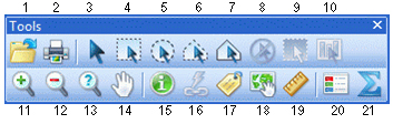 Nikon Map Measure Pro Module Software Icon MapInfo ProViewer™ v2023 Easy-to-use Map Viewing Tools