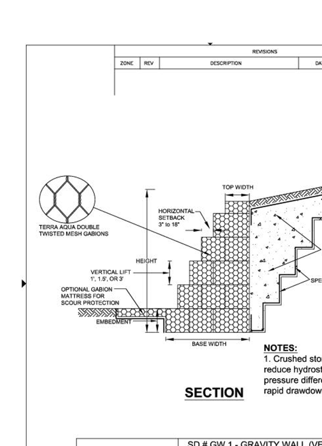 Gabion - Gravity Retaining Walls Brochure