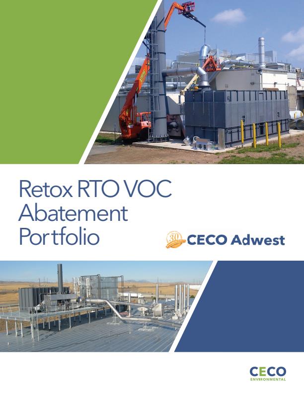 CECO Adwest - Retox RTO VOC Abatement Portfolio - Brochure