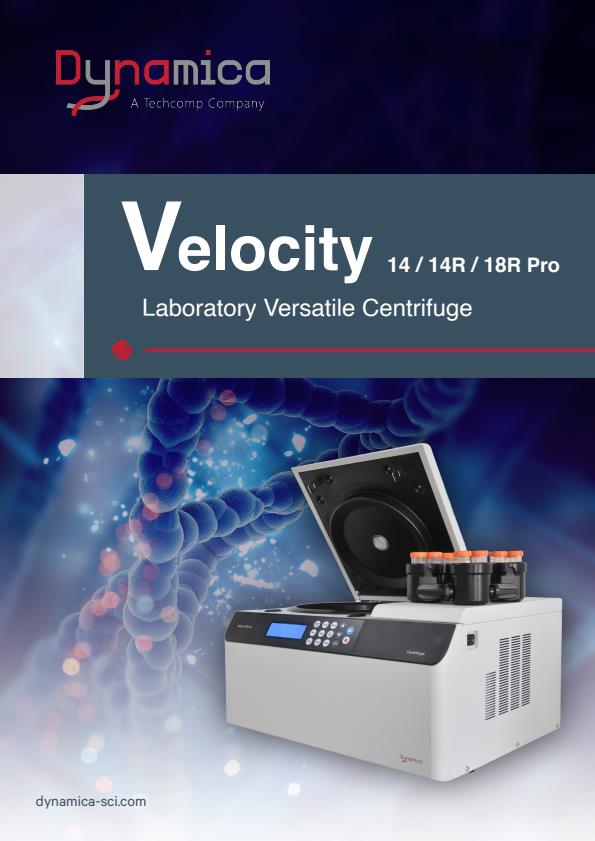 Dynamica - Model Velocity 14 Pro - Laboratory Versatile Centrifuge - 14 ...