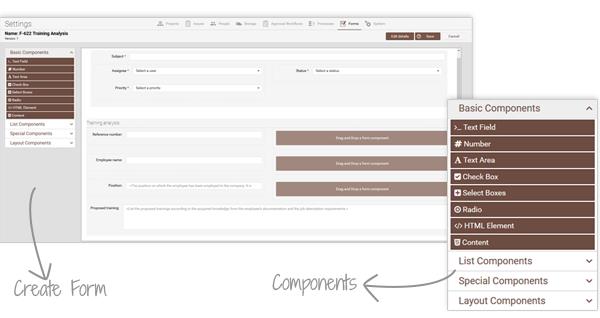 qmsWrapper eQMS Form Editor Software