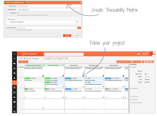 Qmswrapper Eqms Traceability Matrix Mapping And Tracing Software